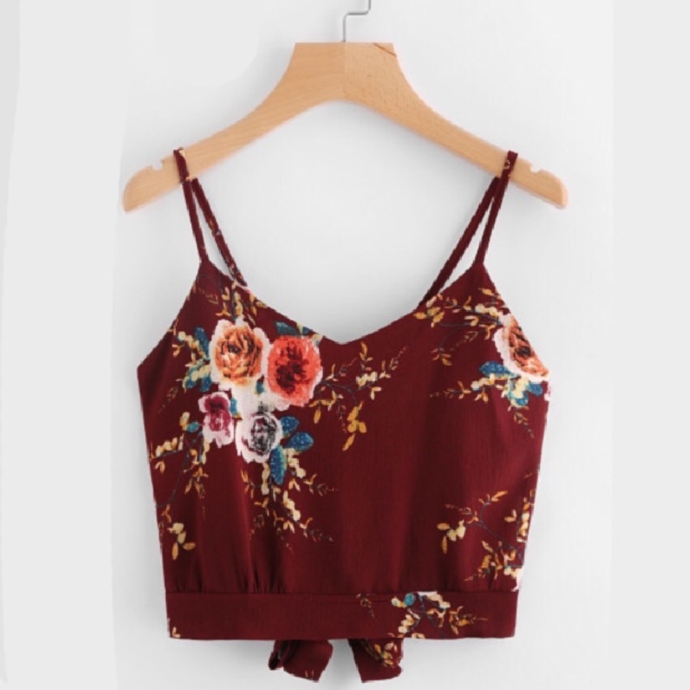 Floral Cropped Top